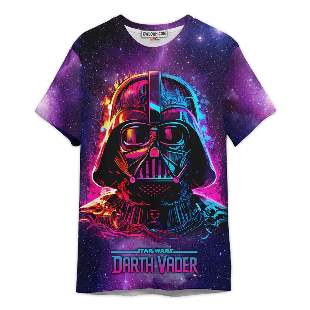 Star Wars Darth Vader Galaxy Gift For Fans Unisex 3D T-shirt - Chic Loom