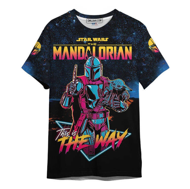 Star wars This Is The Way Cool Gift For Fans Unisex 3D T-shirt - Chic Loom