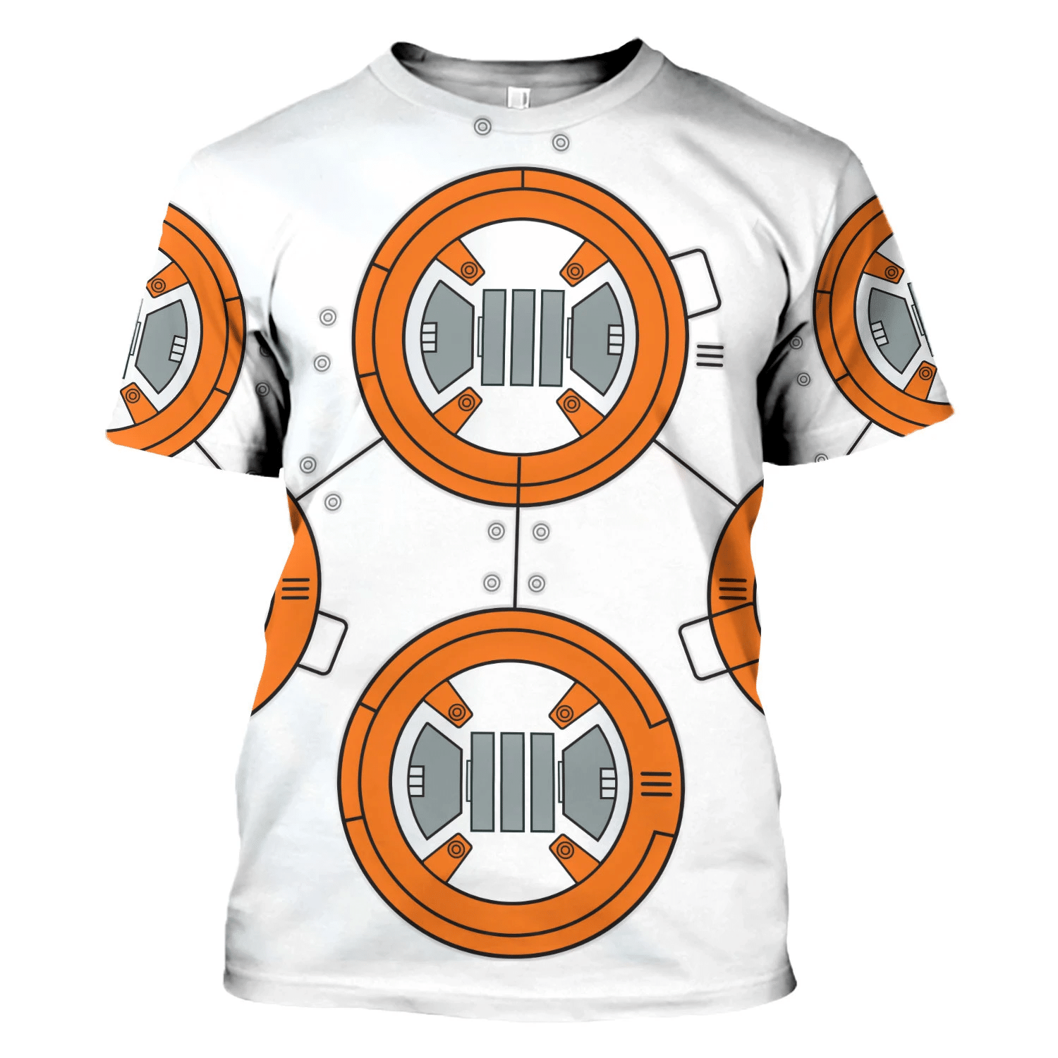 Star Wars BB 8 Robot Costume - Unisex 3D T-shirt - Chic Loom