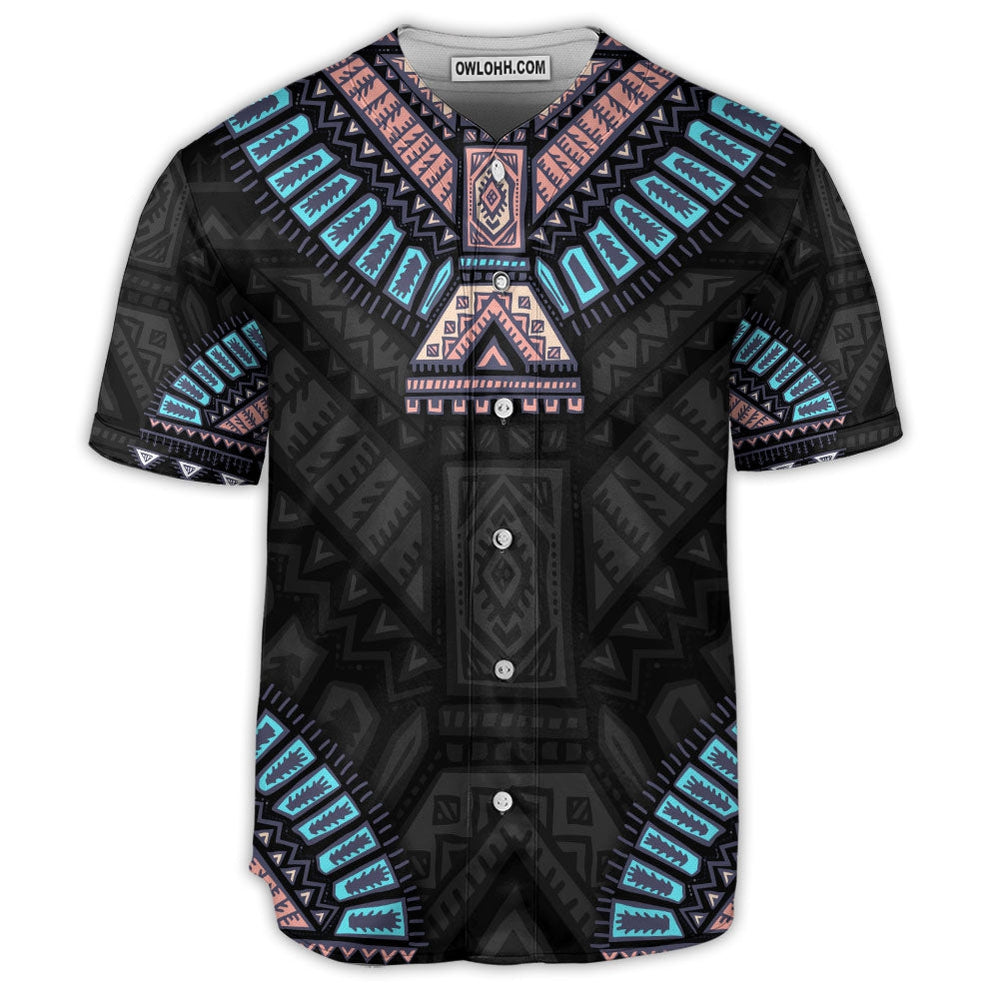 Native American Art Style - Baseball Jersey  - Chic Loom