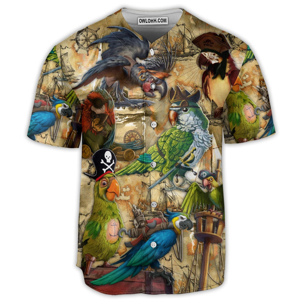 Pirate Parrot Life Vintage - Baseball Jersey