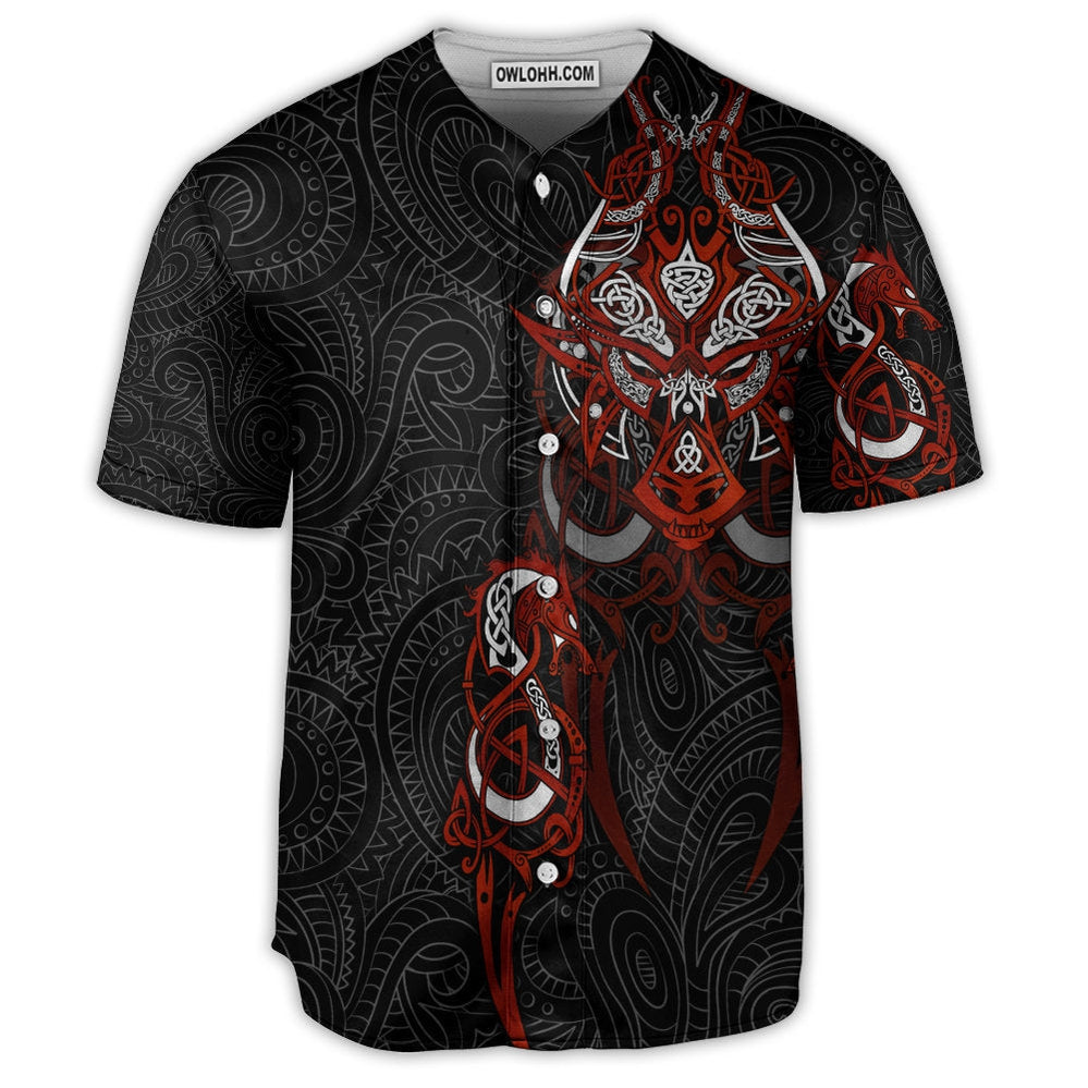 Viking Victory Life Style Cool Pattern - Baseball Jersey  - Chic Loom