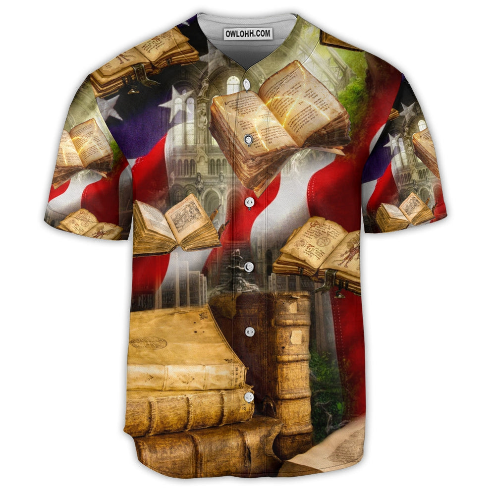 Book Independence Day Magic - Baseball Jersey  - Chic Loom