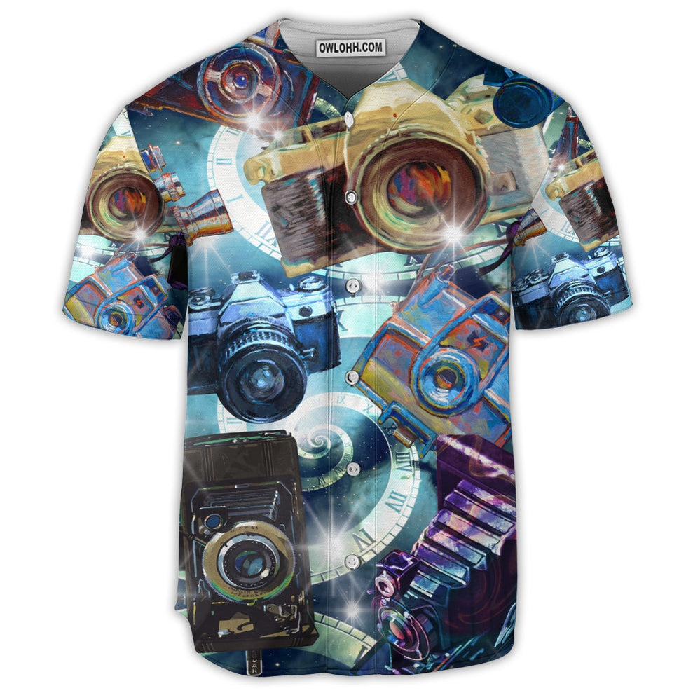 Camera Good Keep Great Memmories - Baseball Jersey  - Chic Loom