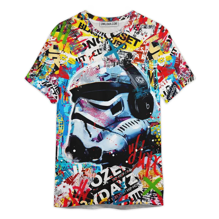 Star Wars Stormtrooper Colorful Gift For Fans Unisex 3D T-shirt - Chic Loom