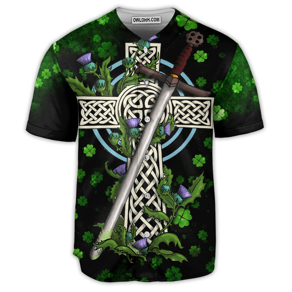 Irish Good Lucky Art - Baseball Jersey  - Chic Loom