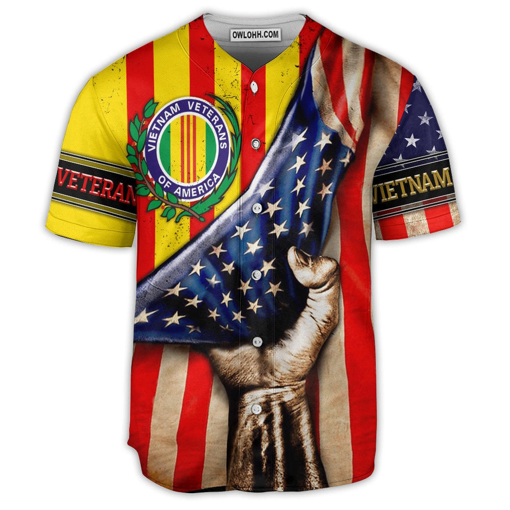 Veteran Vietnam Veteran Of America Never Forget - Baseball Jersey  - Chic Loom