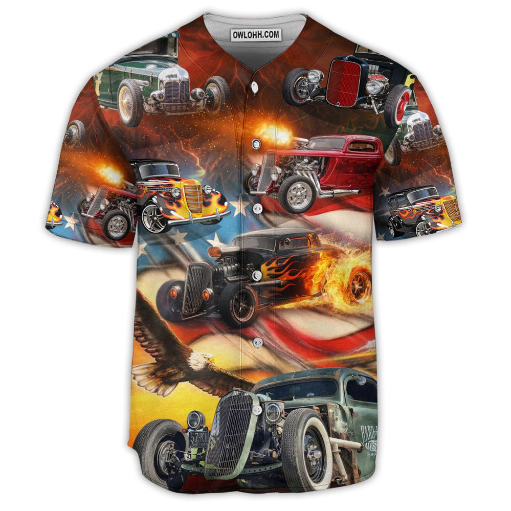 Hot Rod I'm Not Old I'm Classic - Baseball Jersey  - Chic Loom
