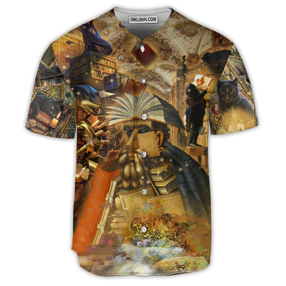 Book Mysterious Librarian - Baseball Jersey  - Chic Loom