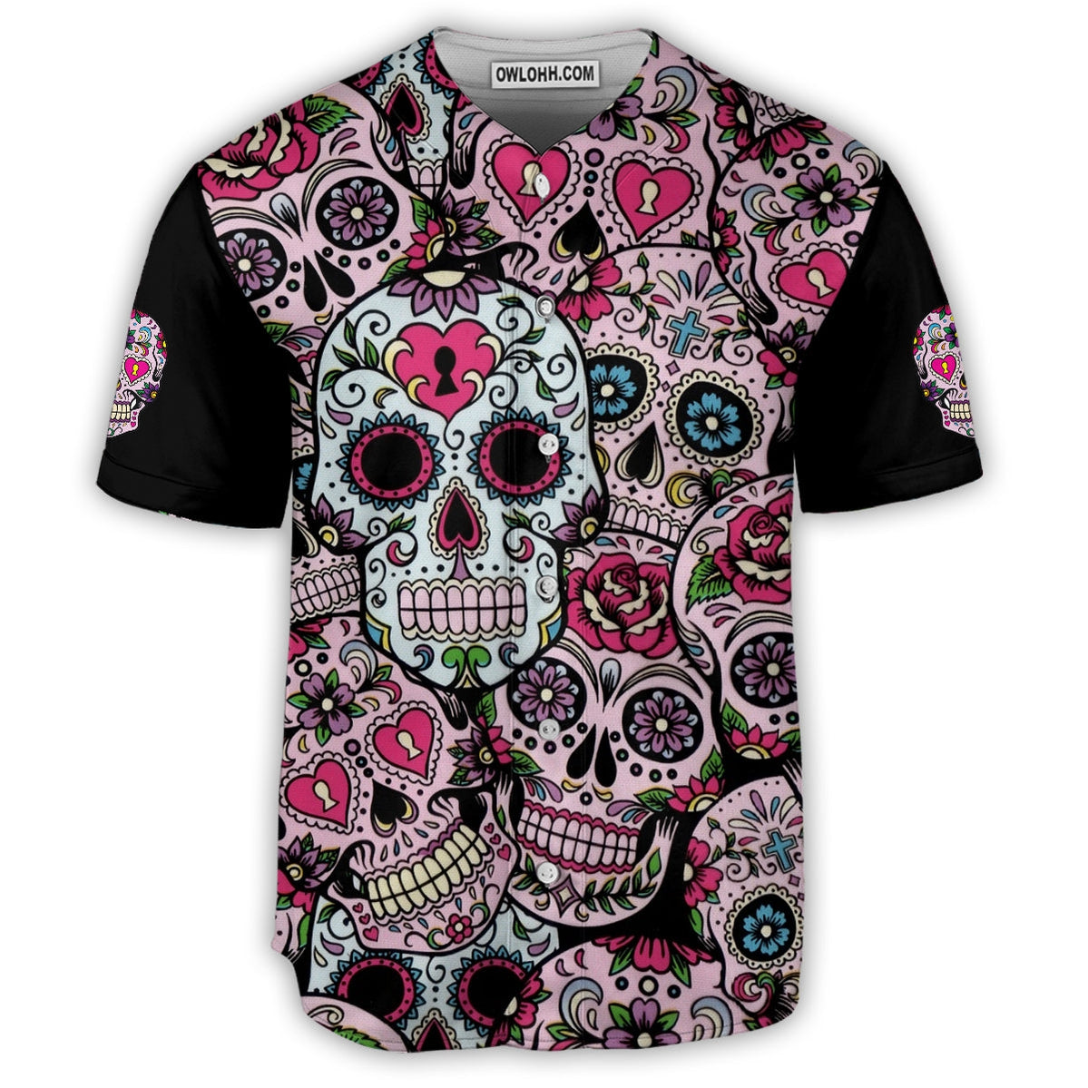 Sugar Skull Amazing - Baseball Jersey - Chic Loom