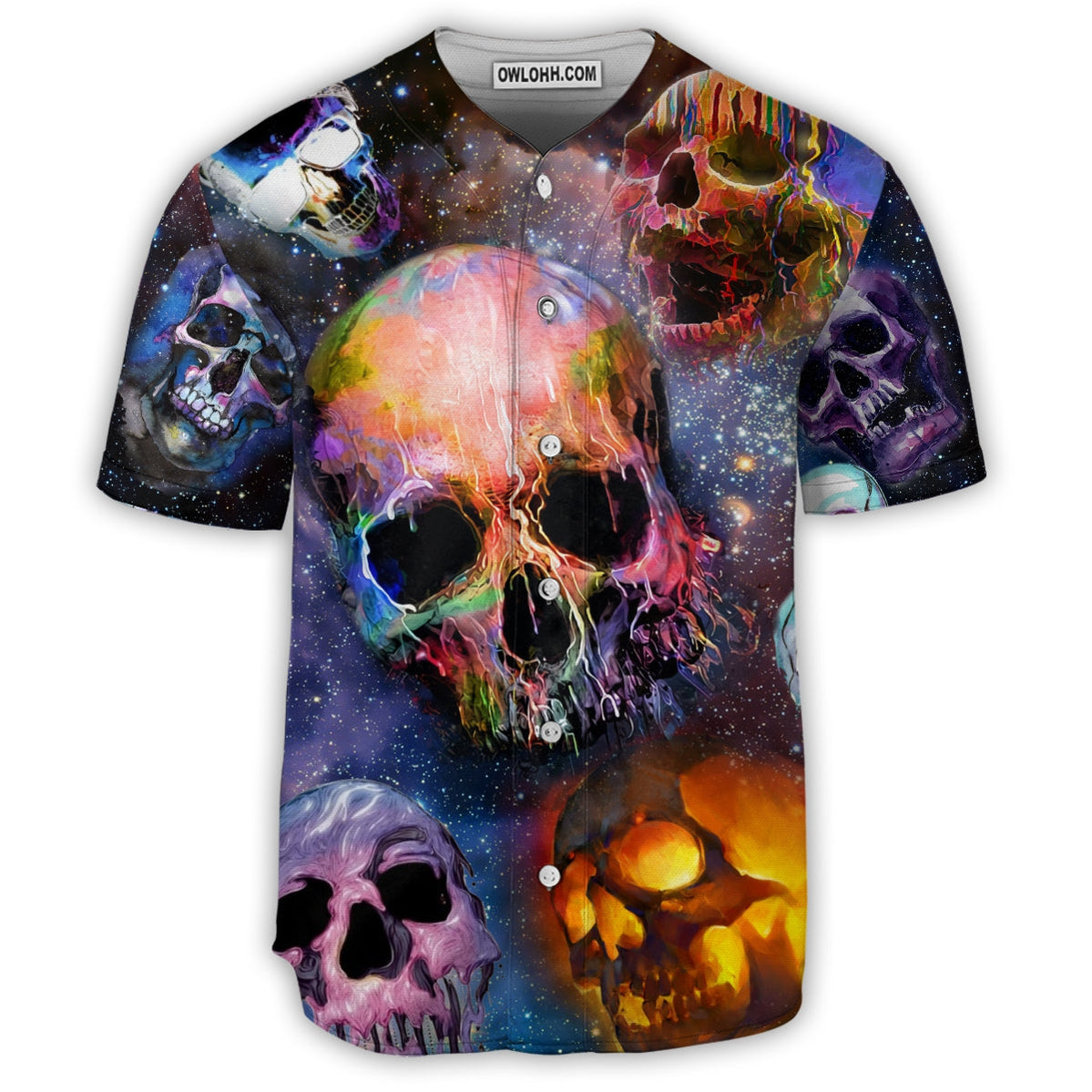 Skull Life Is Short Don't Turn Into Skull - Baseball Jersey - Chic Loom