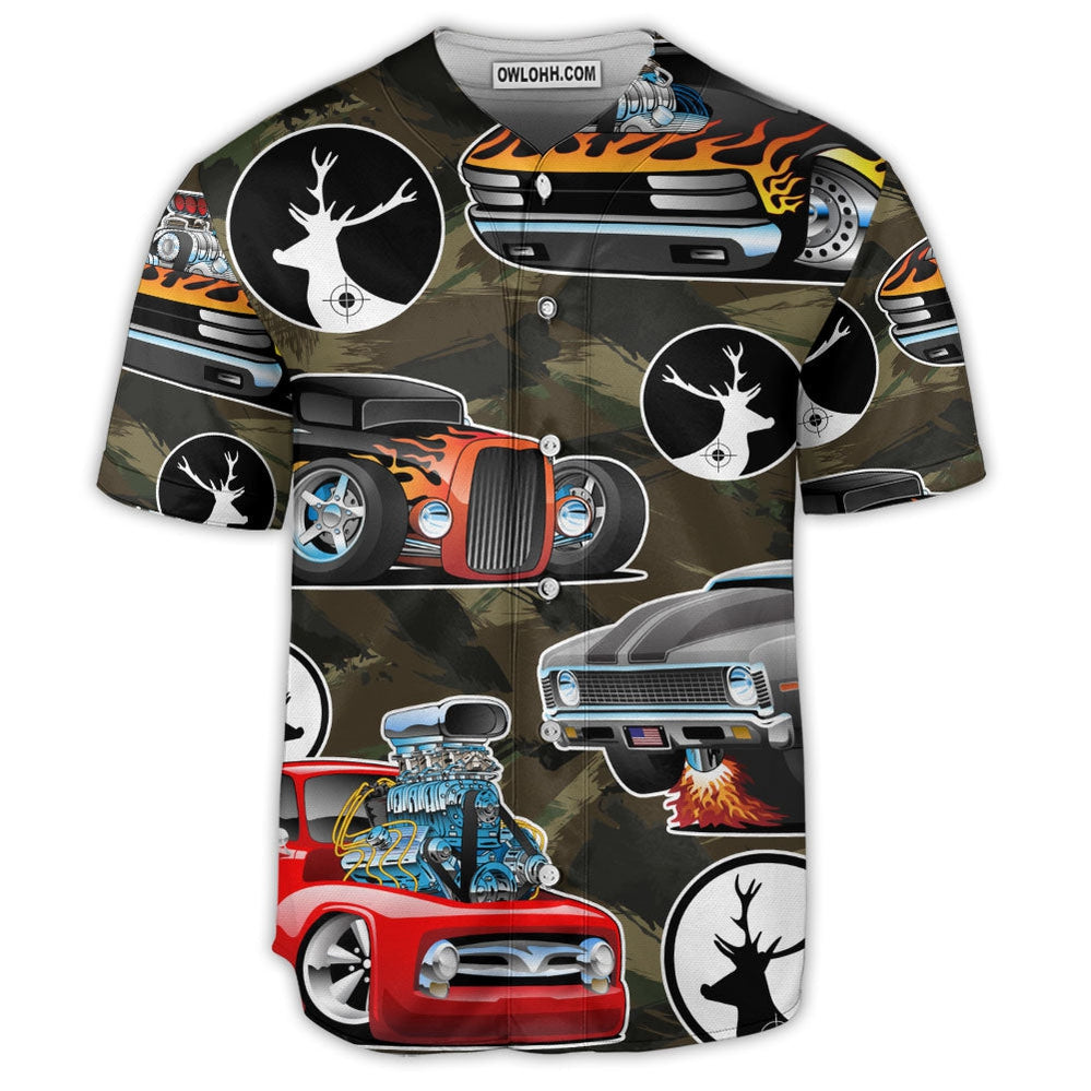 Hot Rod I Wanna Go Fast - Baseball Jersey  - Chic Loom