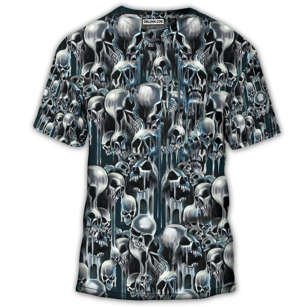 Skull It's Hot in Here - 3D T-shirt - Chic Loom