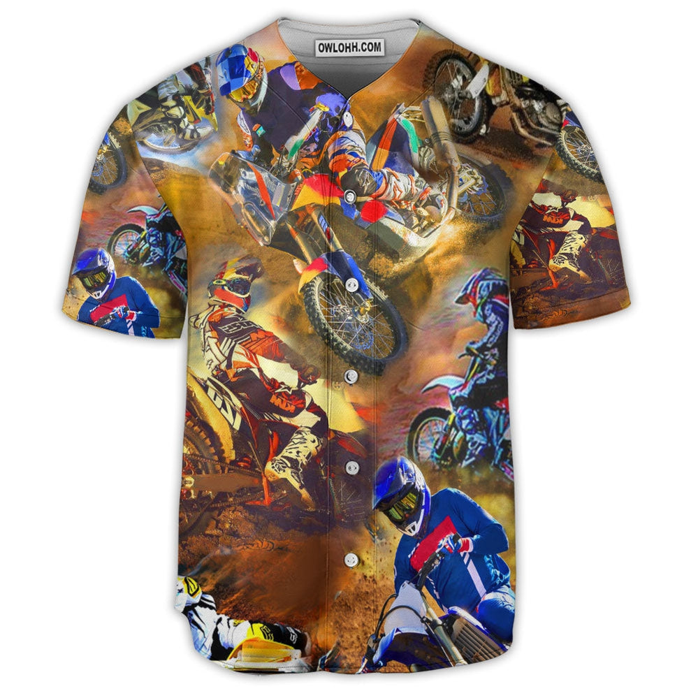 Motorcycle Art Lover Style - Baseball Jersey  - Chic Loom