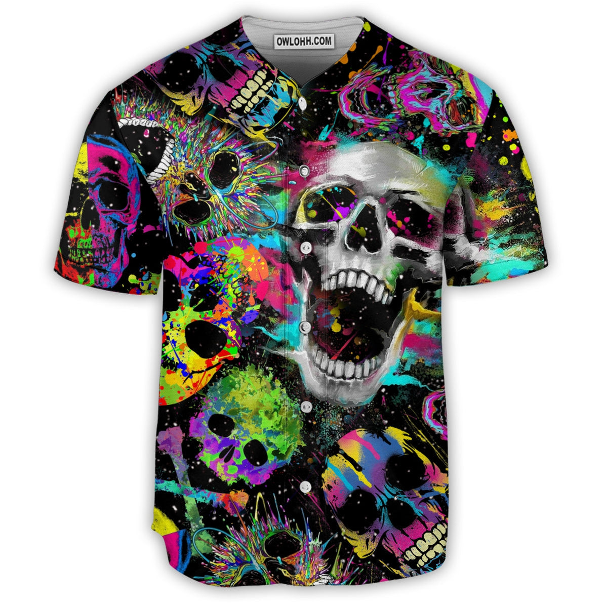 Skull Scare Style - Baseball Jersey - Chic Loom