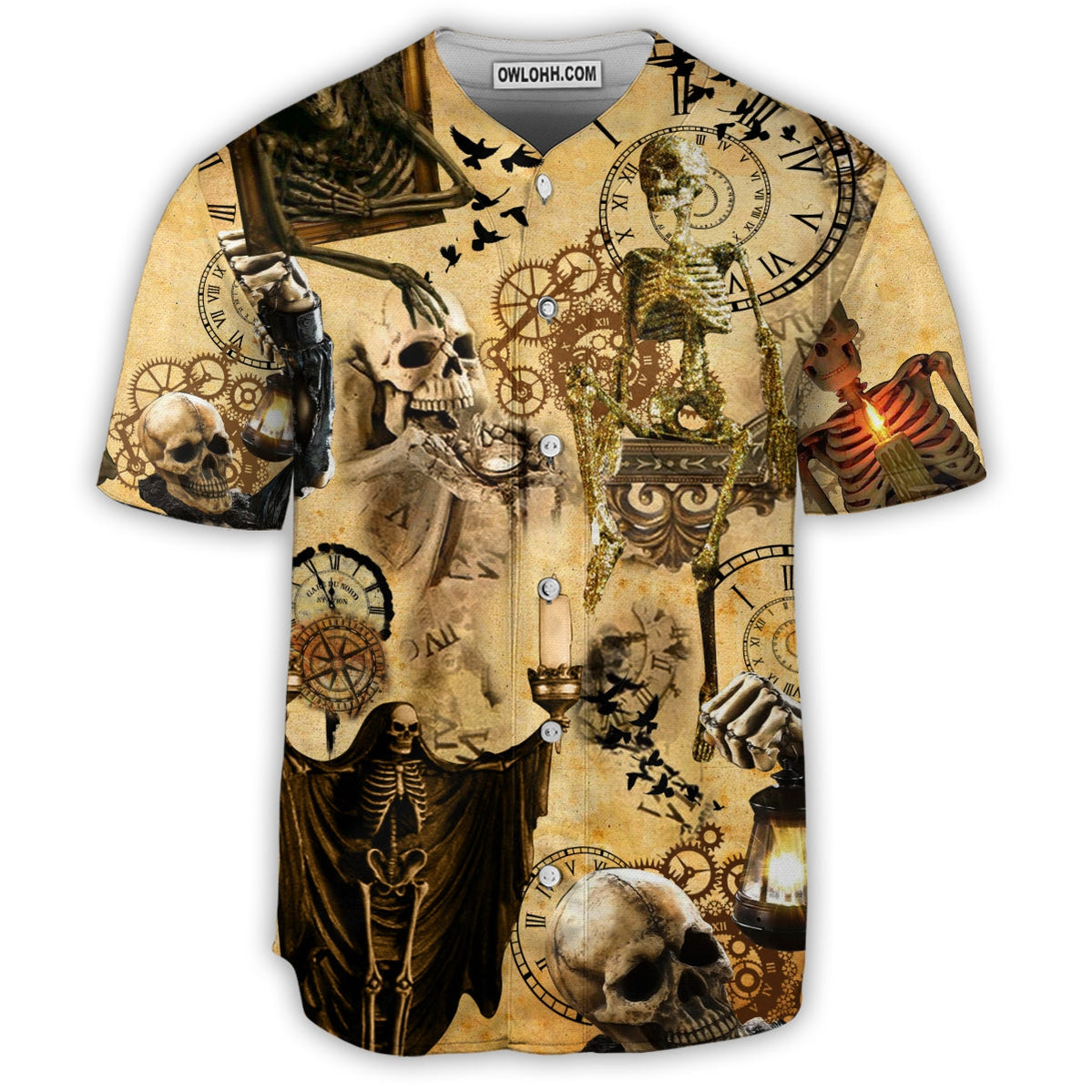 Skull You're Already Dead - Baseball Jersey - Chic Loom