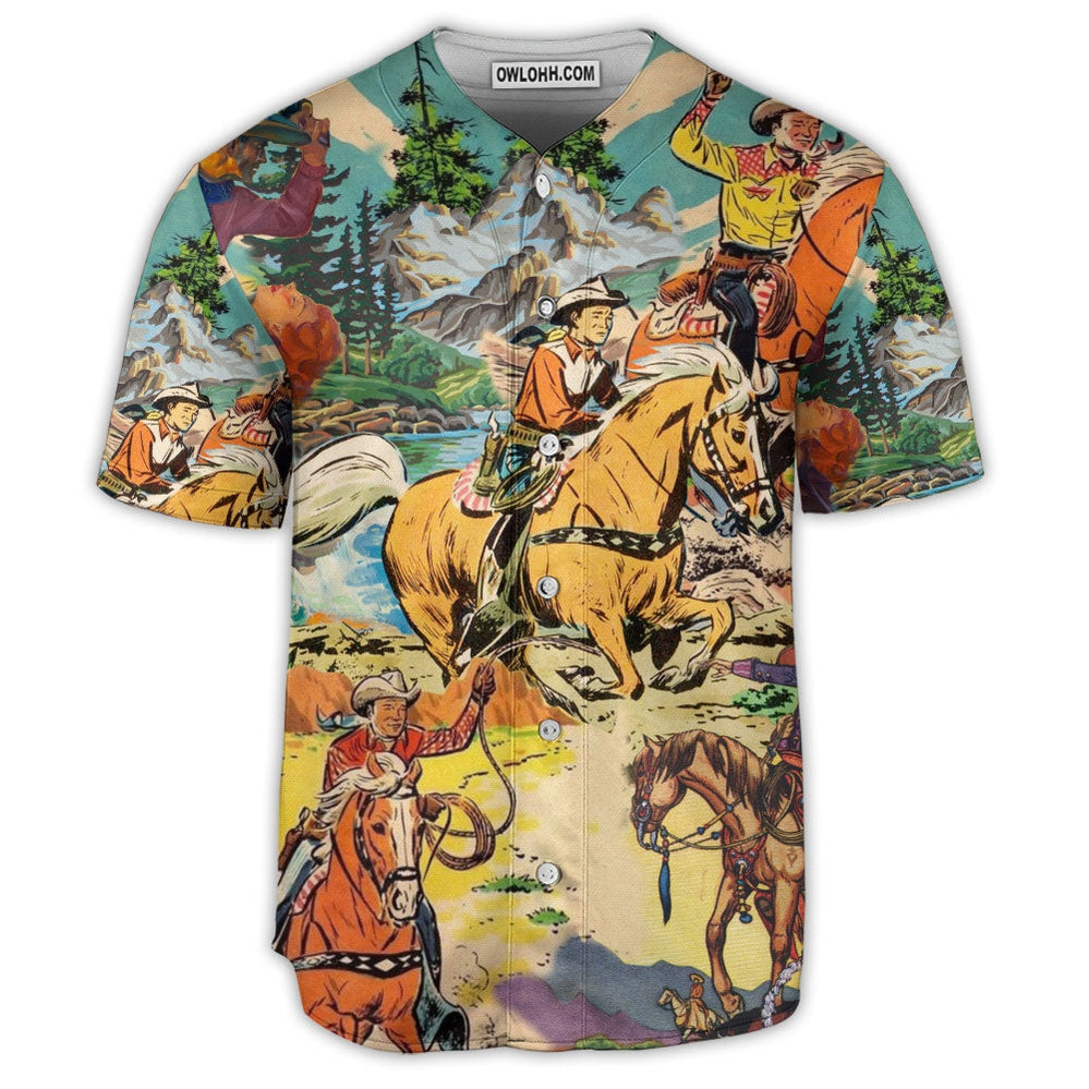 Horse Racing Art Style - Baseball Jersey  - Chic Loom