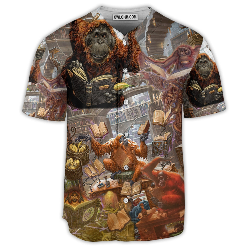 Book Librarian Funny Style - Baseball Jersey  - Chic Loom