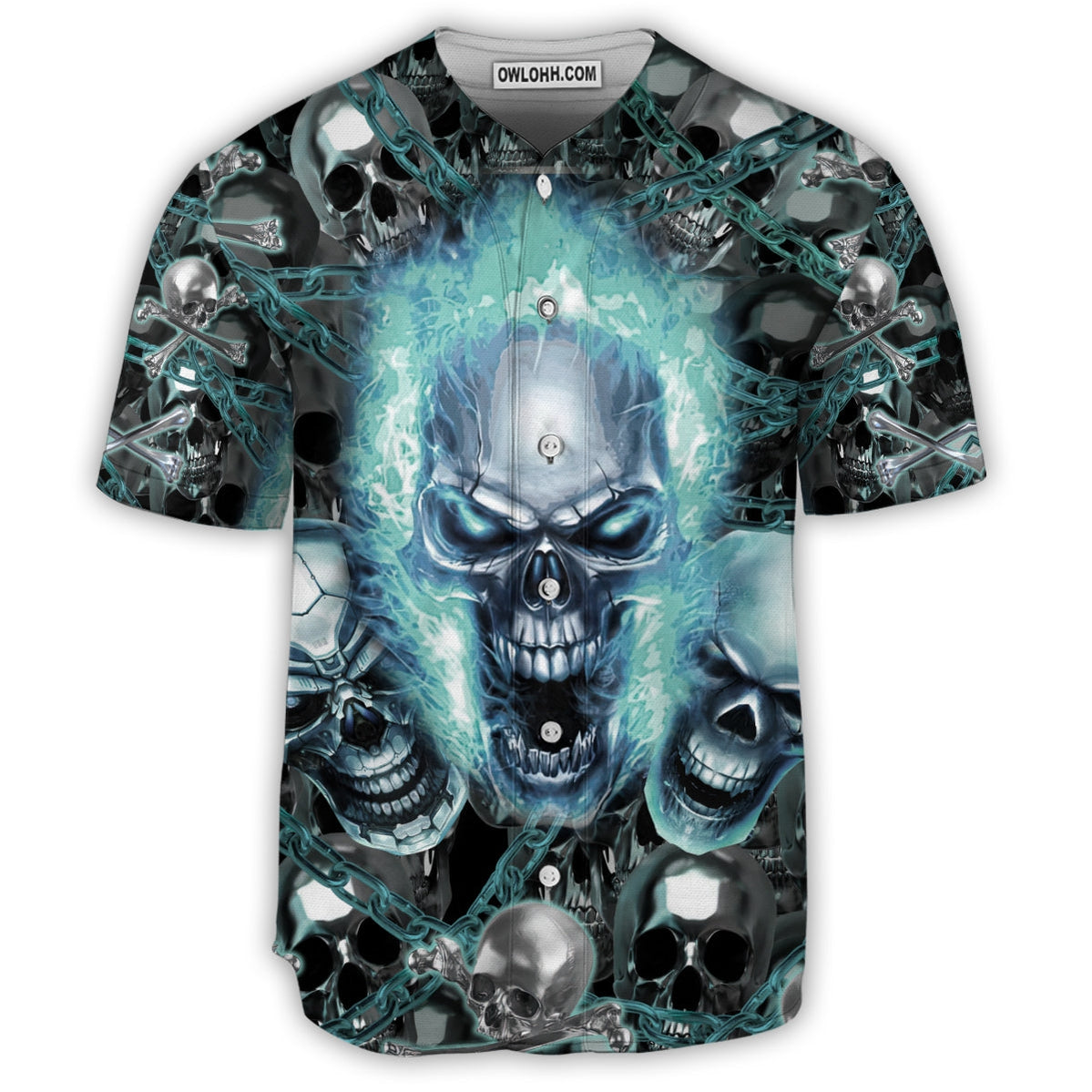 Skull Screaming - Baseball Jersey - Chic Loom