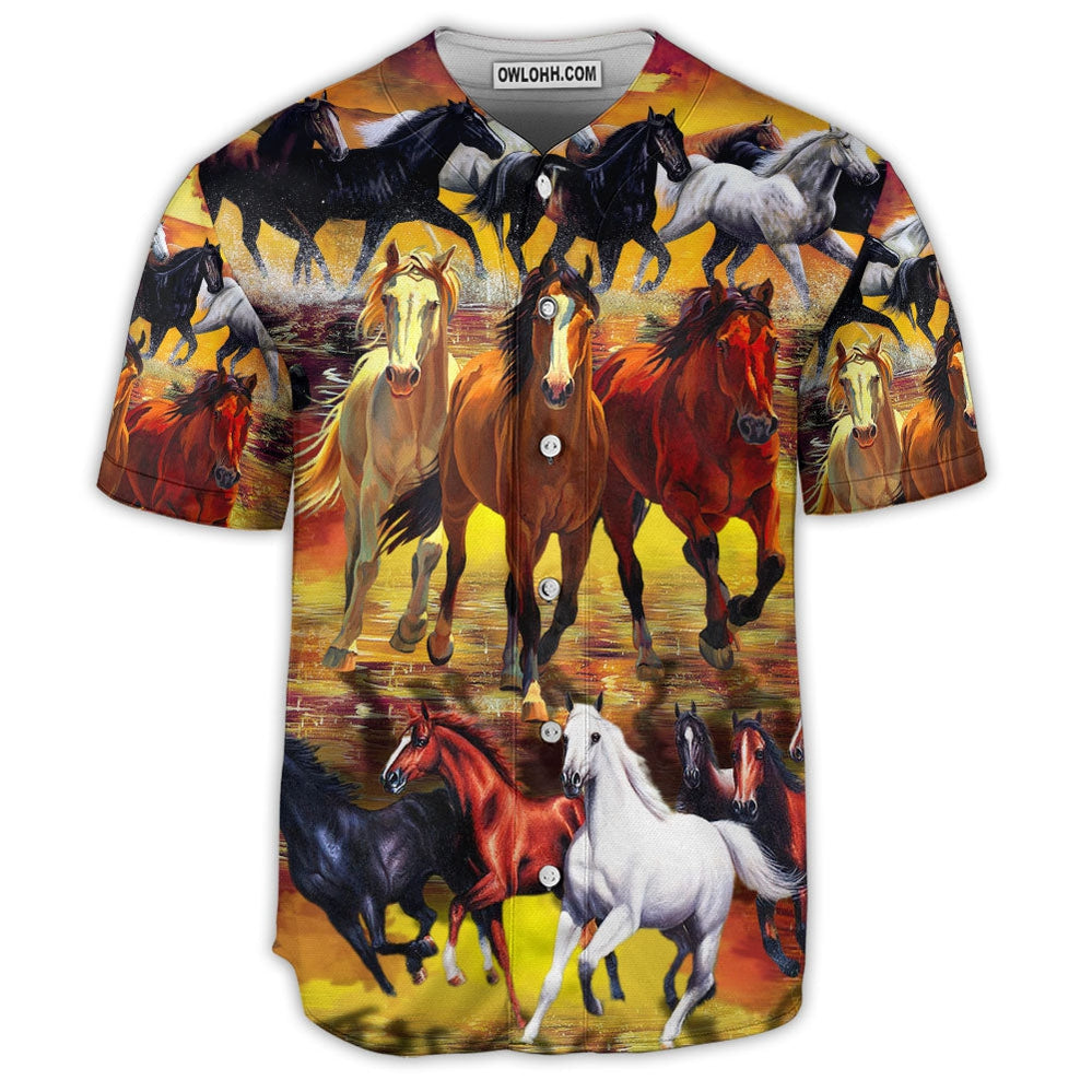 Horse Life Is Better With A Horse - Baseball Jersey  - Chic Loom