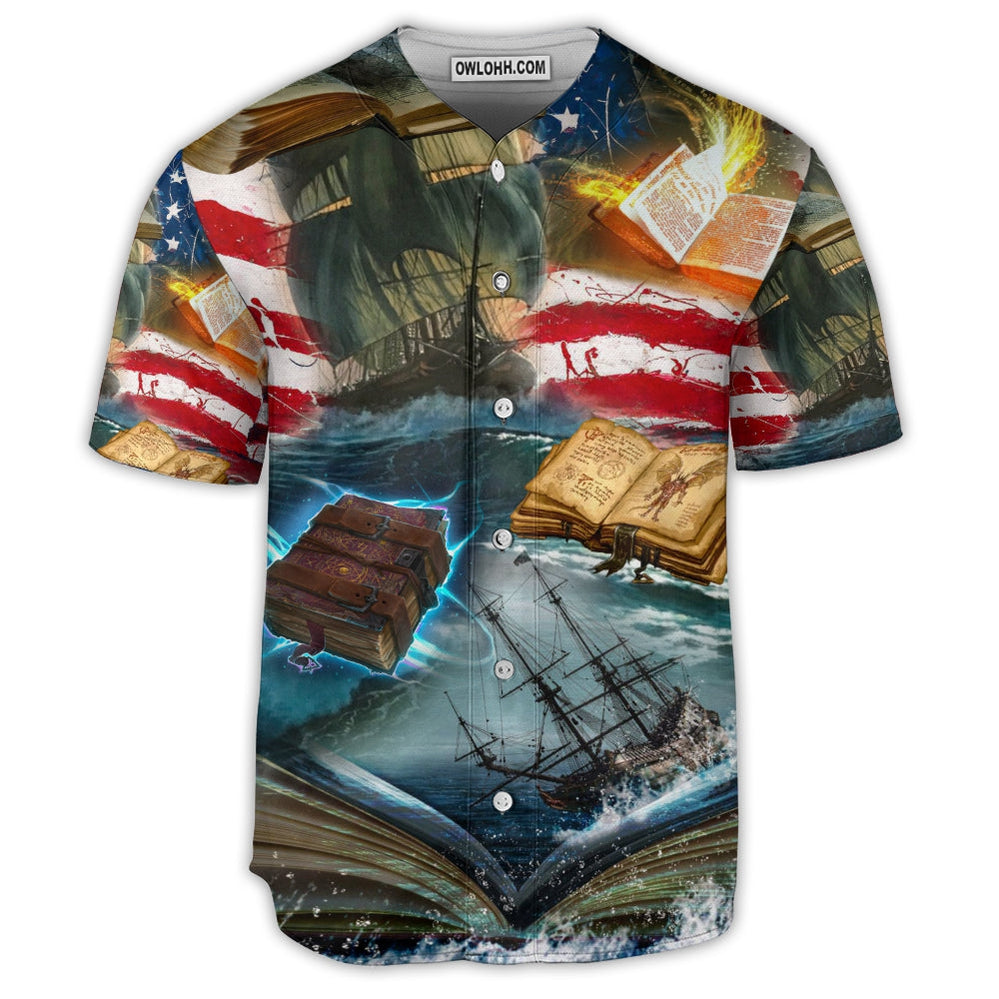 Book Independence Day Love Book - Baseball Jersey  - Chic Loom