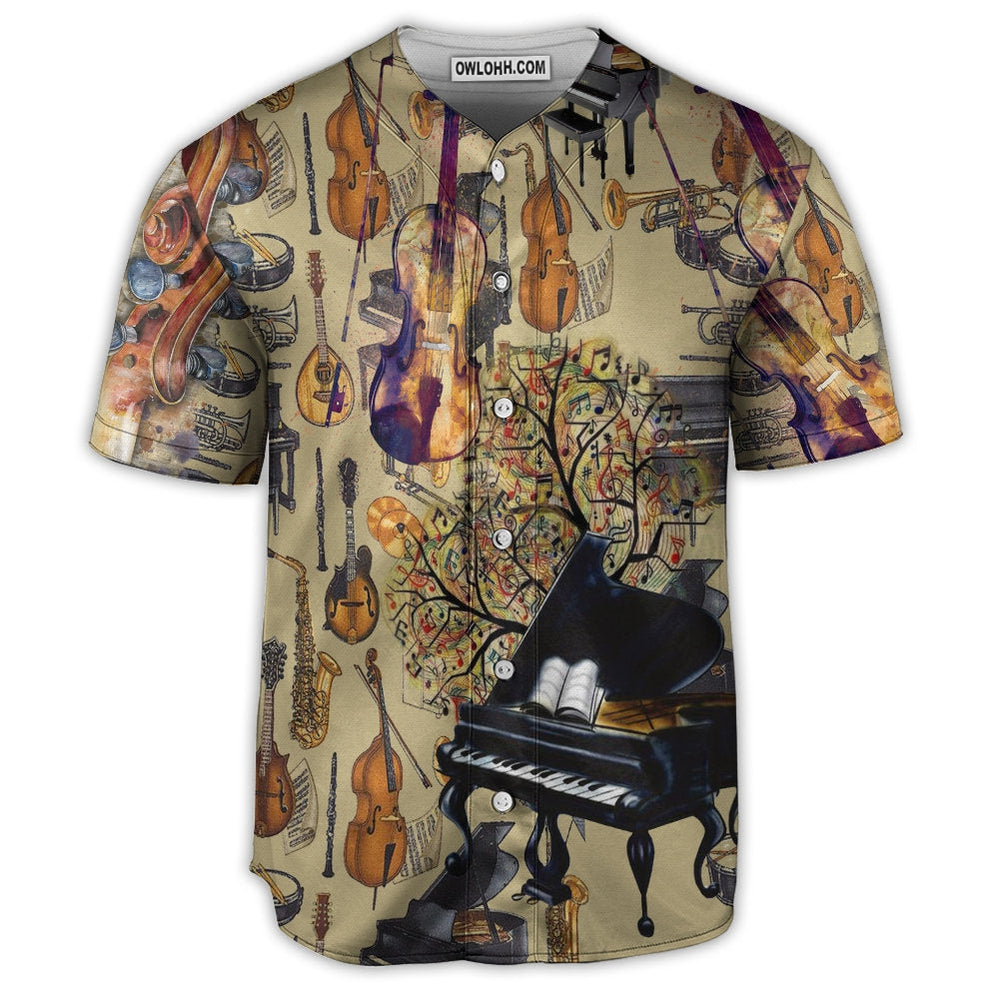 Music All My Life Love It - Baseball Jersey  - Chic Loom