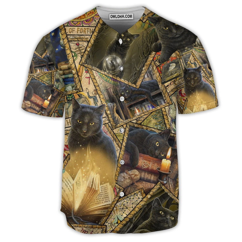Book Cats Love Books Magic - Baseball Jersey  - Chic Loom
