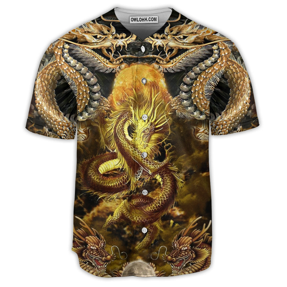 Dragon Love Life To The Moon - Baseball Jersey  - Chic Loom