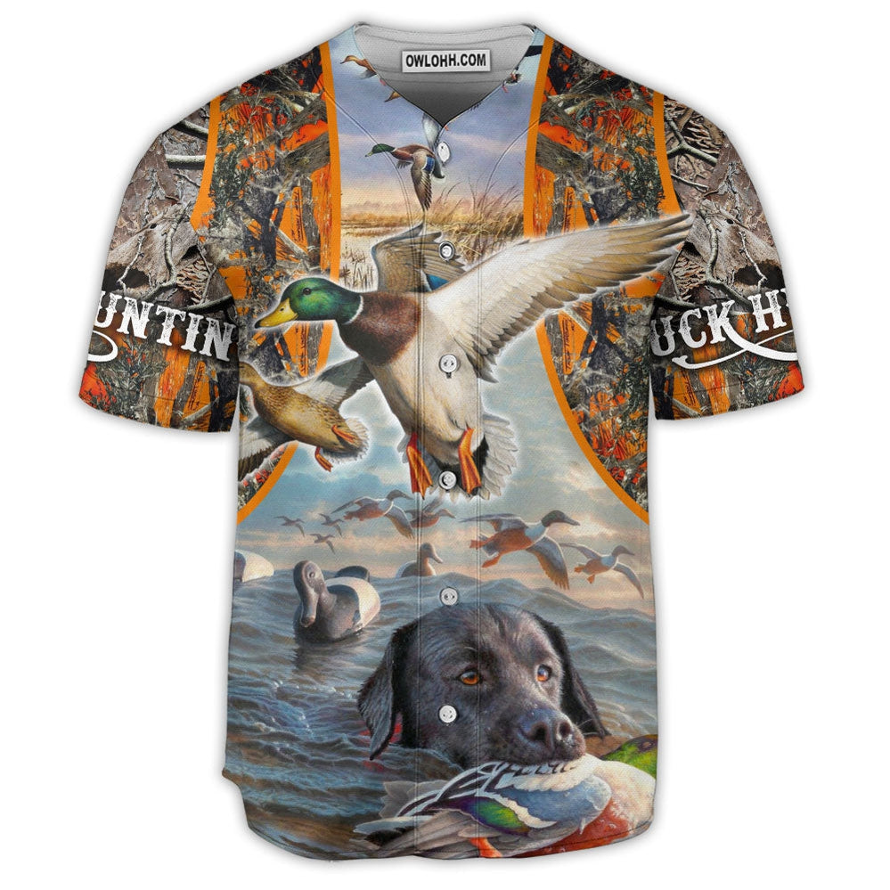 Hunting Duck Forest Hunting Lover - Baseball Jersey  - Chic Loom