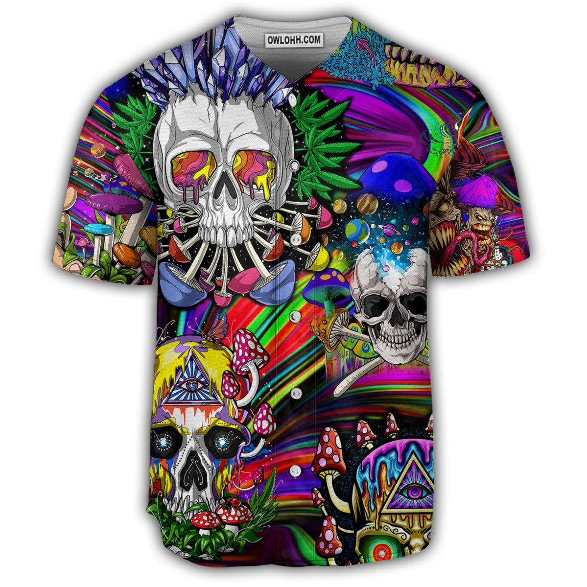 Skull You're Weird And I Like That - Baseball Jersey - Chic Loom