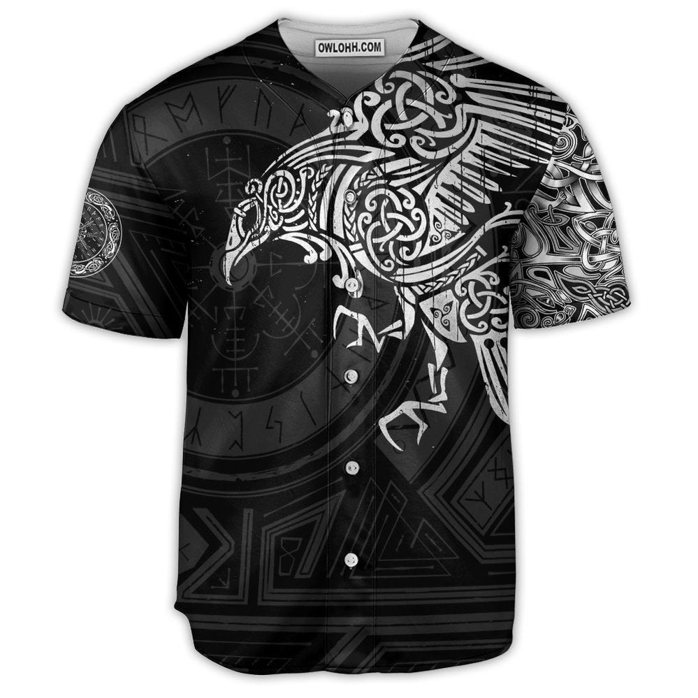 Viking Valhalla The Ravens - Baseball Jersey  - Chic Loom