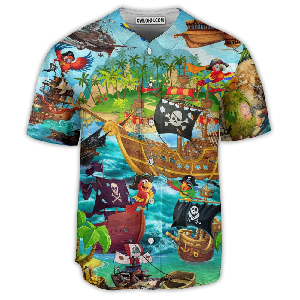 Pirate It's A Pirate Life For Me - Baseball Jersey