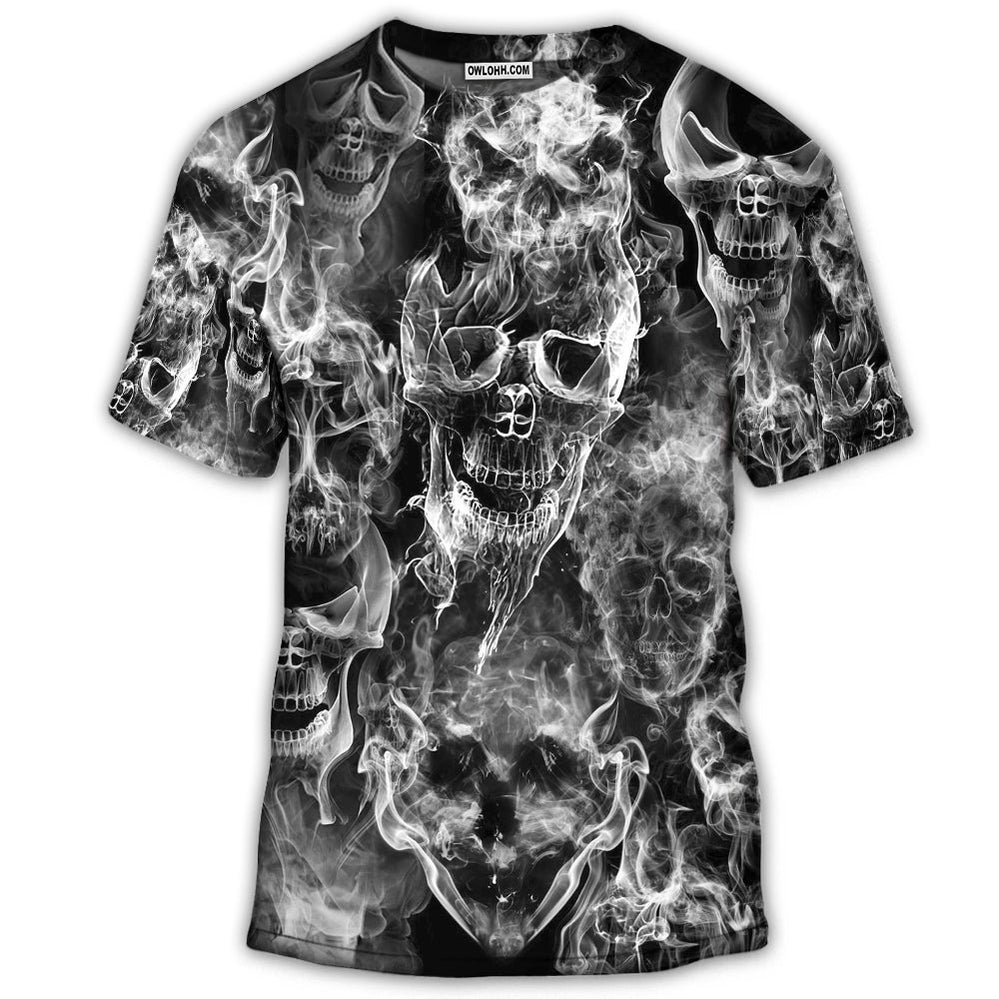 Skull Smoke Kill This Life - 3D T-shirt - Chic Loom