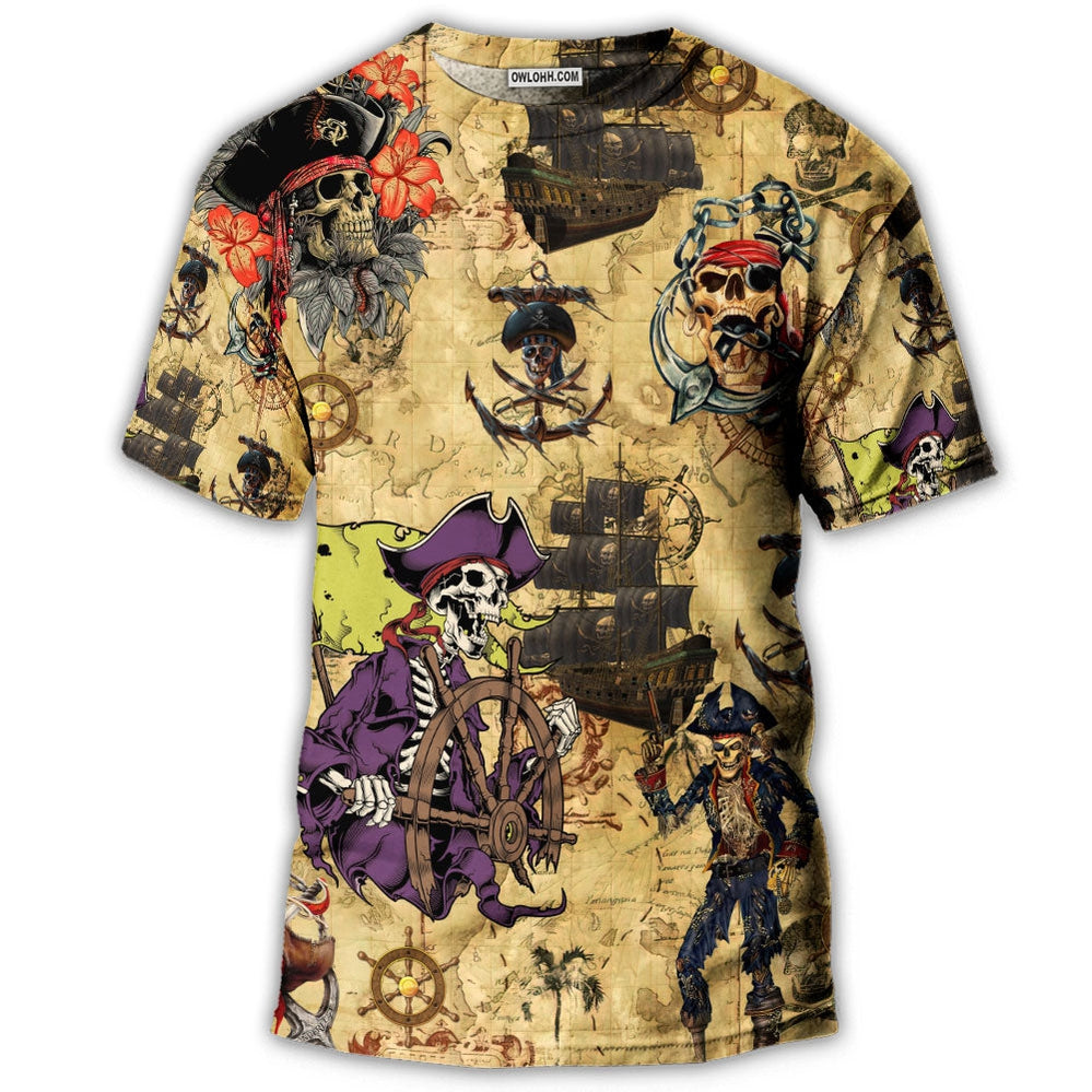 Skull Pirate So Scary - 3D T-shirt - Chic Loom