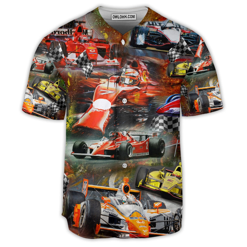 Car Racing Life Better - Baseball Jersey  - Chic Loom