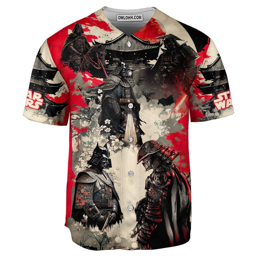 Starwars Darth Vader Samurai - Baseball Jersey - Chic Loom