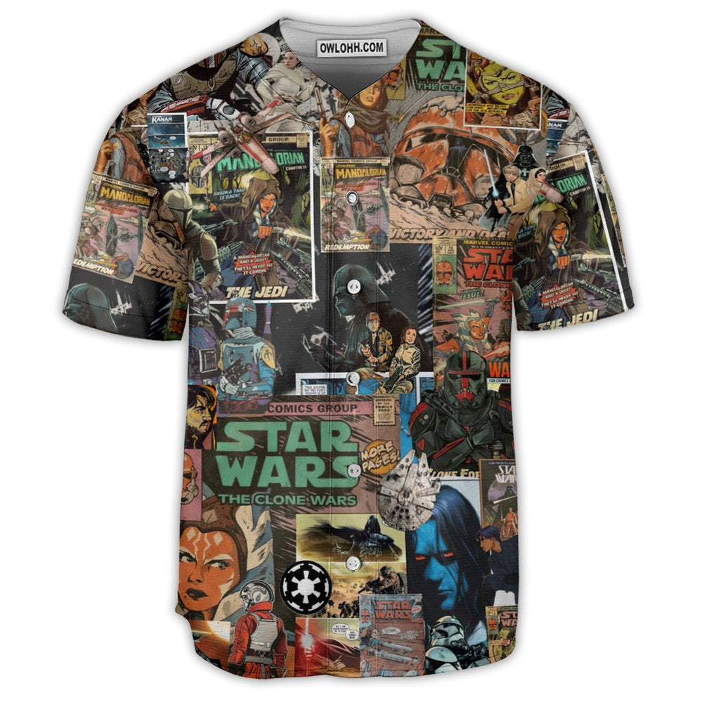 Star Wars Comic Style - Baseball Jersey - Chic Loom