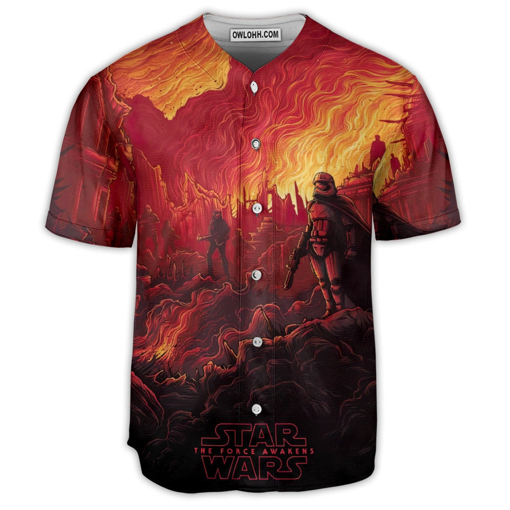 Starwars The Force Awakens 2 - Baseball Jersey - Chic Loom
