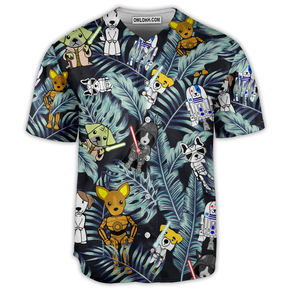 Star Dogs 02 - Baseball Jersey - Chic Loom