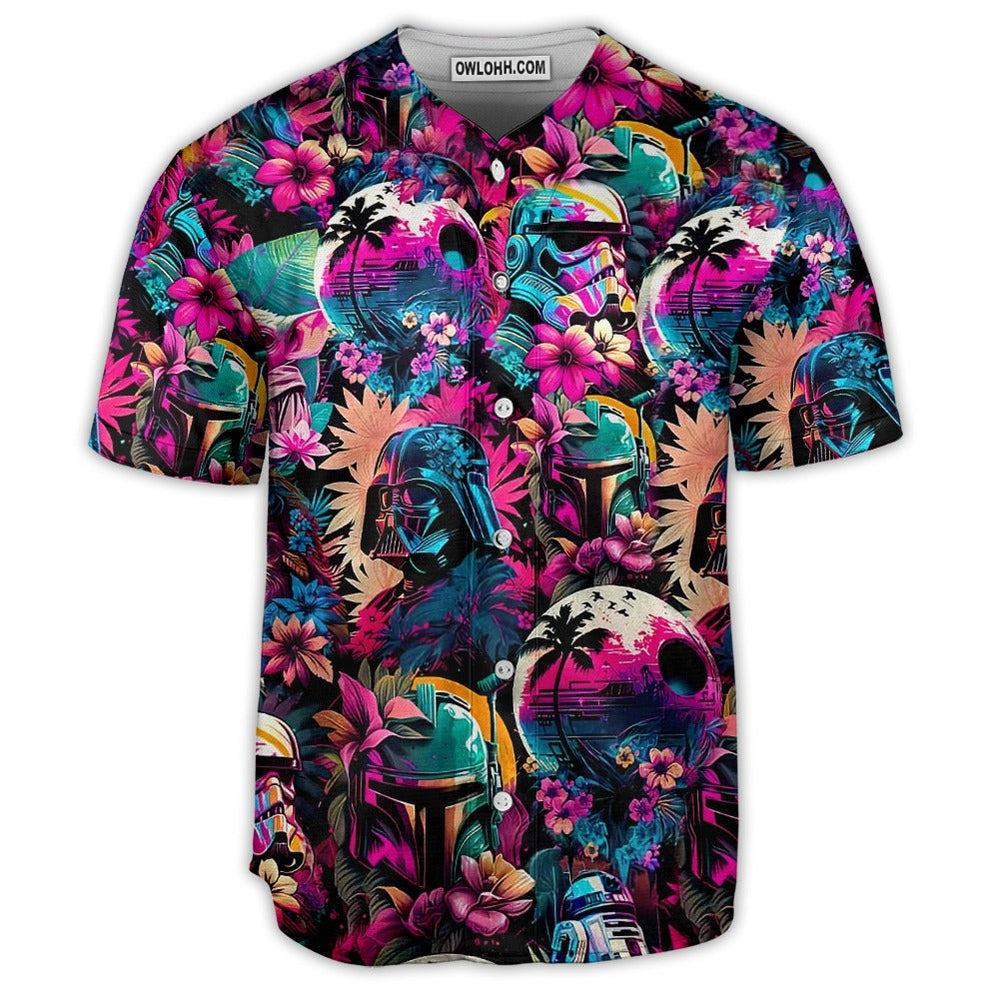 Special Starwars Synthwave 02 - Baseball Jersey  - Chic Loom