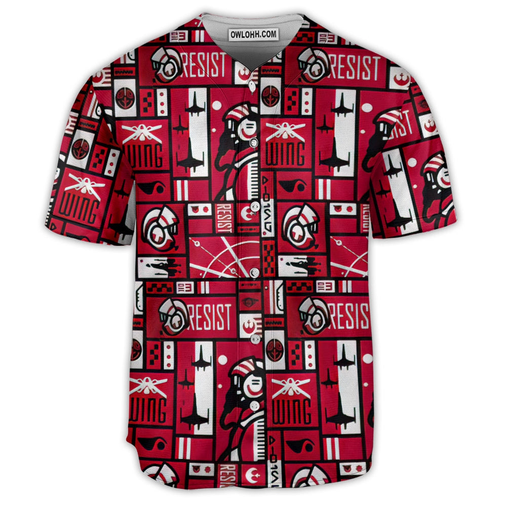 Starwars Wing Resist - Baseball Jersey - Chic Loom