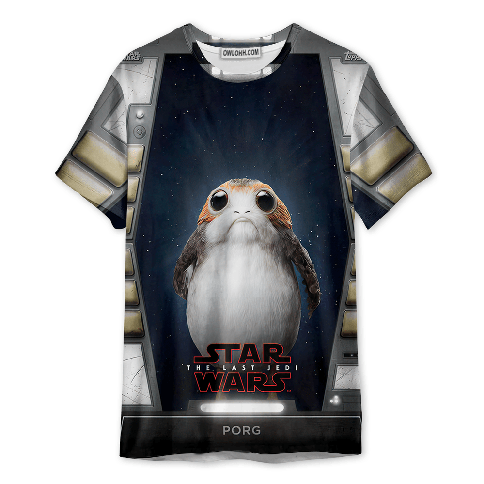 Star Wars Porgs Exist So Cute - Unisex 3D T-shirt - Chic Loom