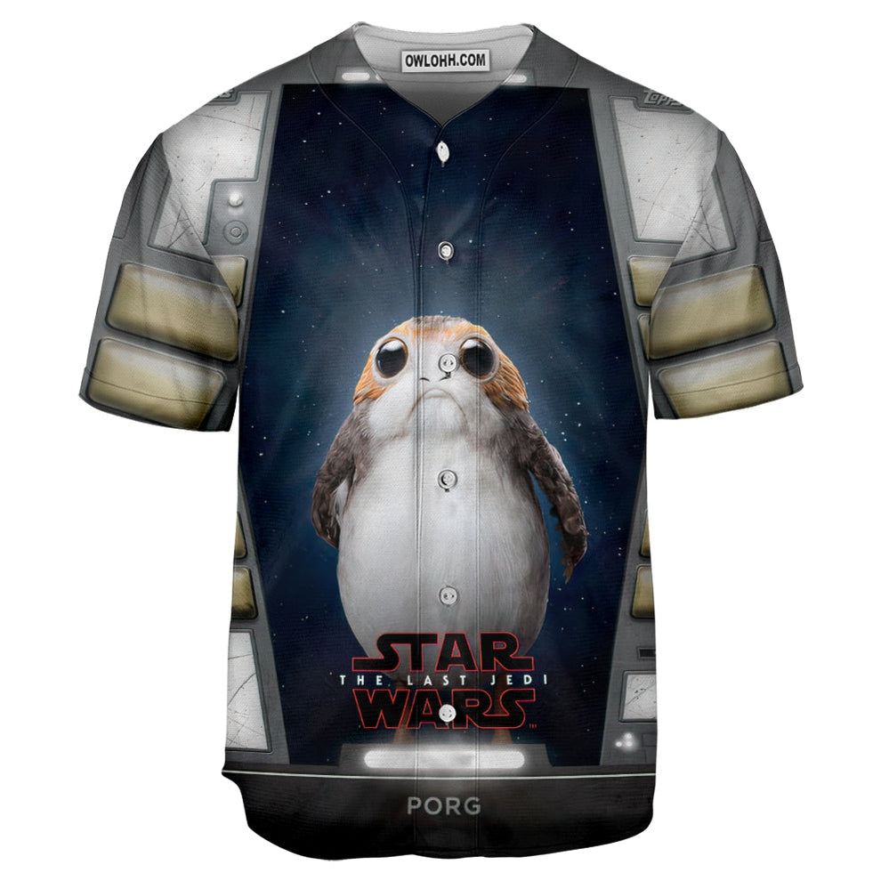 Star Wars Porgs Exist So Cute - Baseball Jersey - Chic Loom