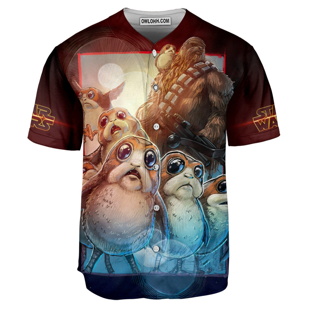 Star Wars Porgs Are Friends Not Food - Baseball Jersey - Chic Loom