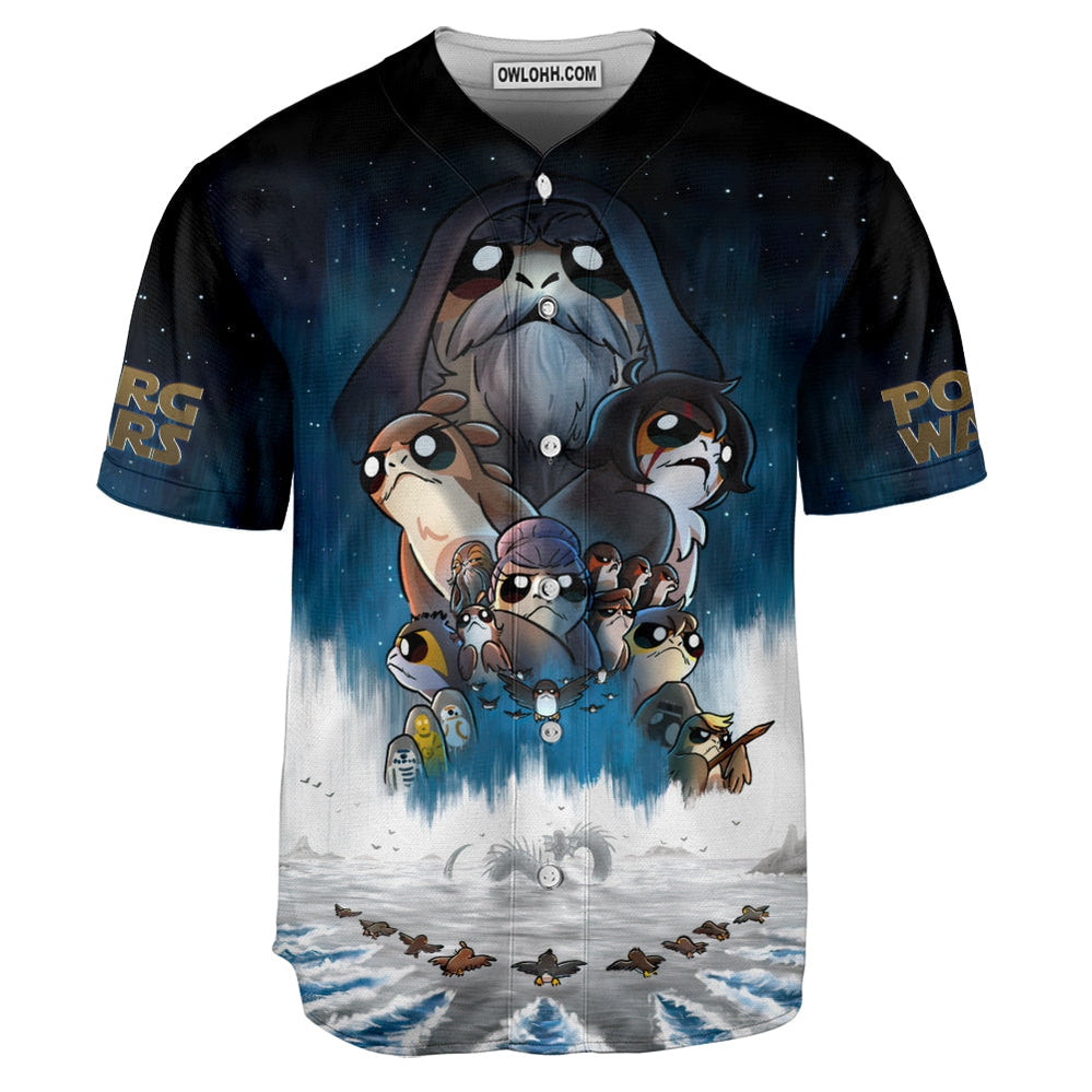 Star Wars We Must Say Our Goodbye To Our Porgs Friends - Baseball Jersey - Chic Loom