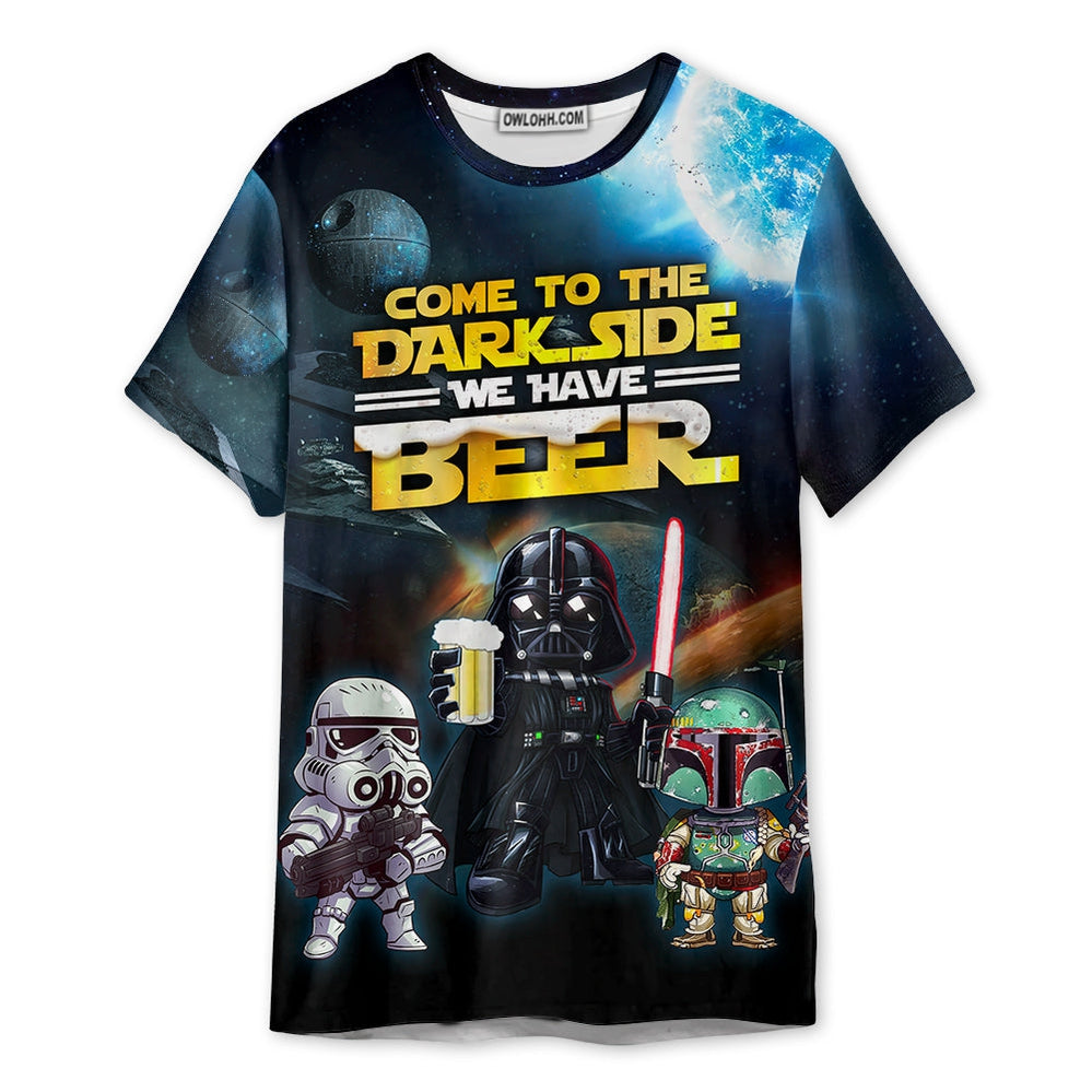 SW Stormtrooper Darth Vader Boba Fett - Unisex 3D T-shirt - Chic Loom
