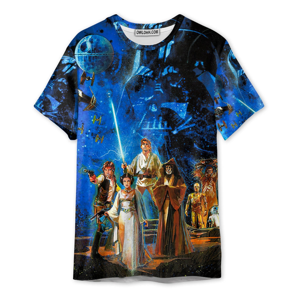 Starwars Cool Vintage Style - Unisex 3D T-shirt - Chic Loom