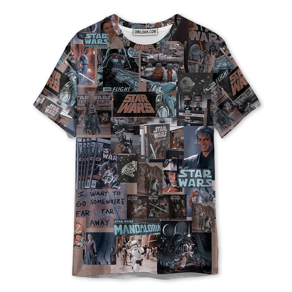Star Wars Comic Fan Collection Style - Unisex 3D T-shirt - Chic Loom