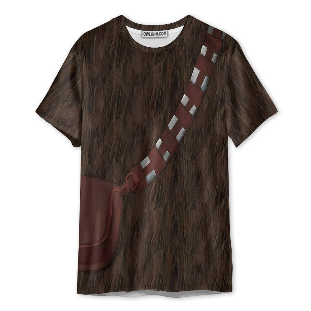 SW Chewbacca Cosplay - Unisex 3D T-shirt - Chic Loom