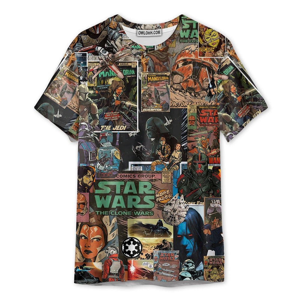 Star Wars Comic Style - Unisex 3D T-shirt - Chic Loom